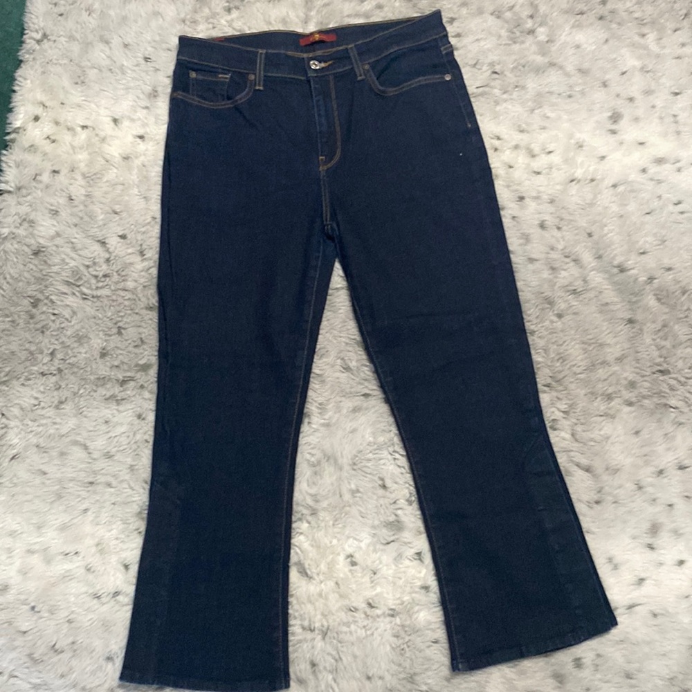 NWOT 7 for all mankind split hem flared crops-Women’s Size 32